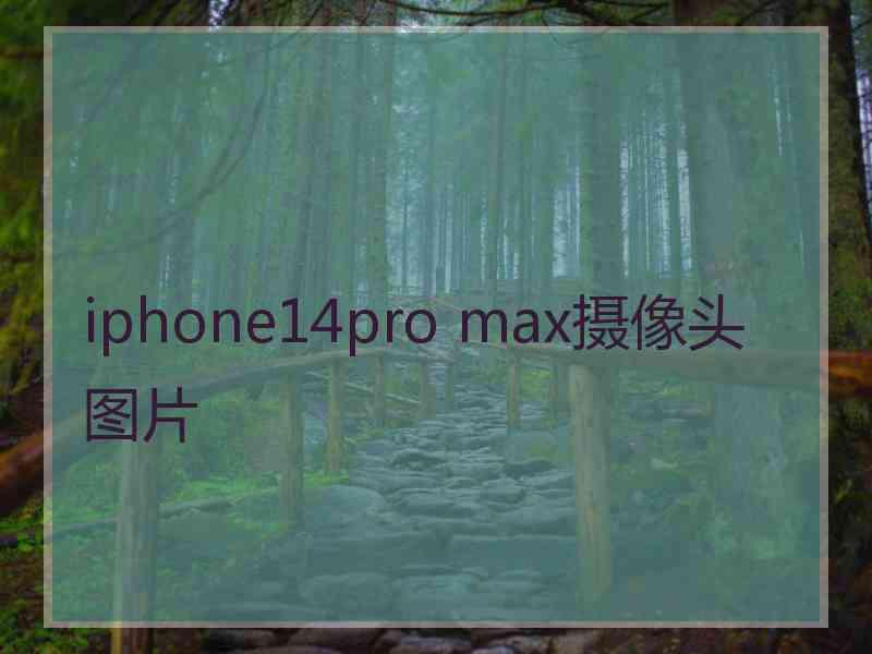 iphone14pro max摄像头图片