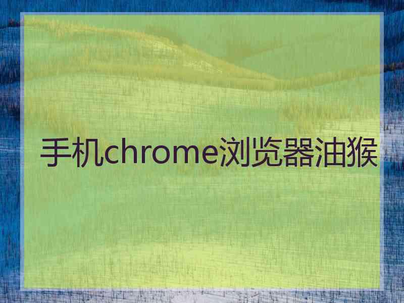 手机chrome浏览器油猴