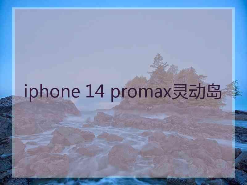 iphone 14 promax灵动岛