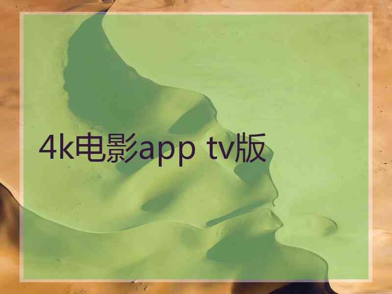 4k电影app tv版