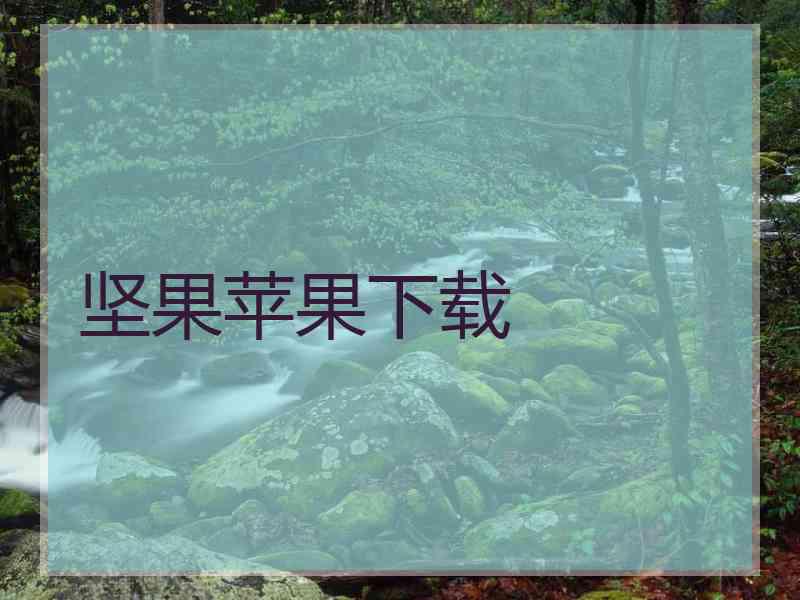 坚果苹果下载