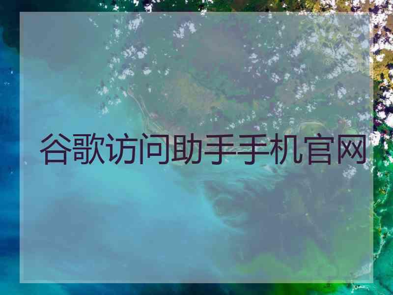 谷歌访问助手手机官网