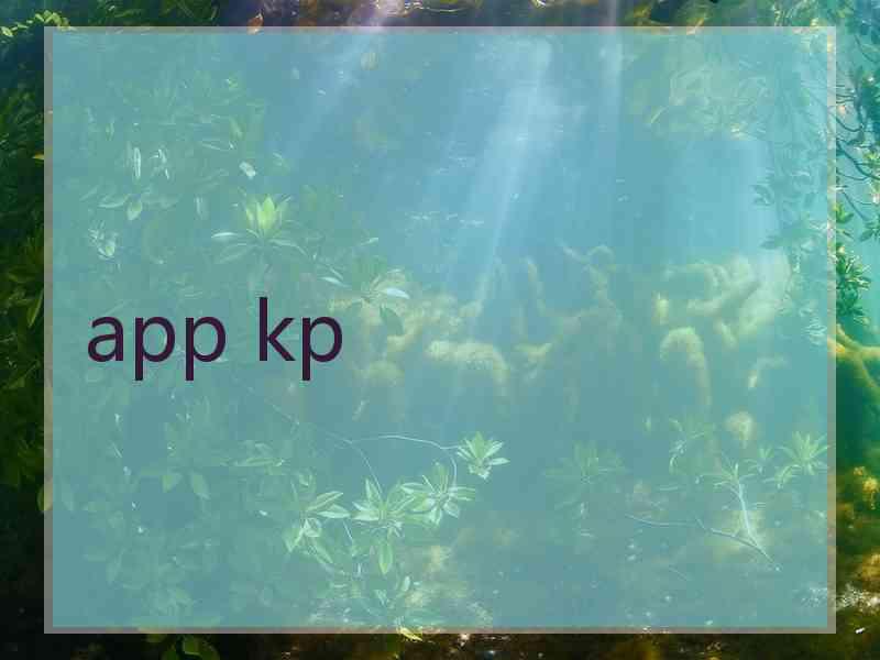 app kp