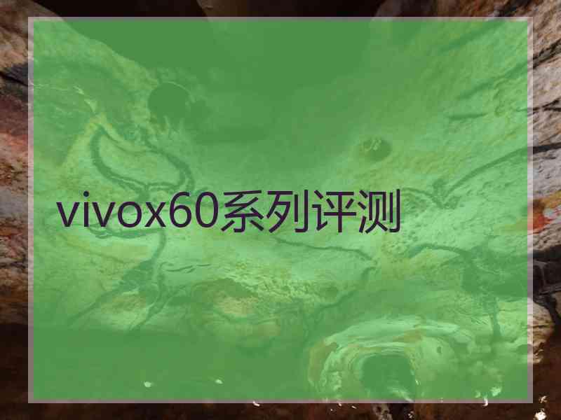 vivox60系列评测