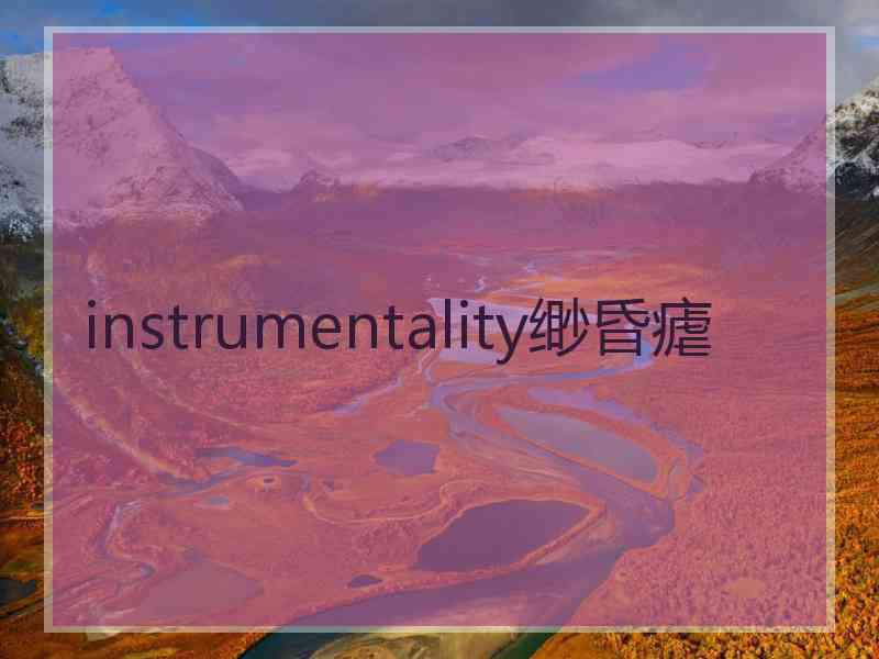 instrumentality缈昏瘧