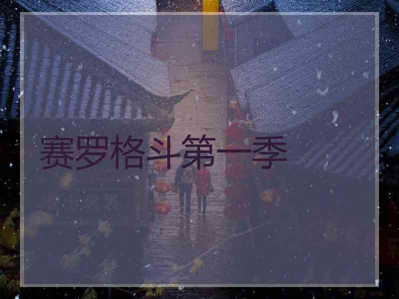 赛罗格斗第一季