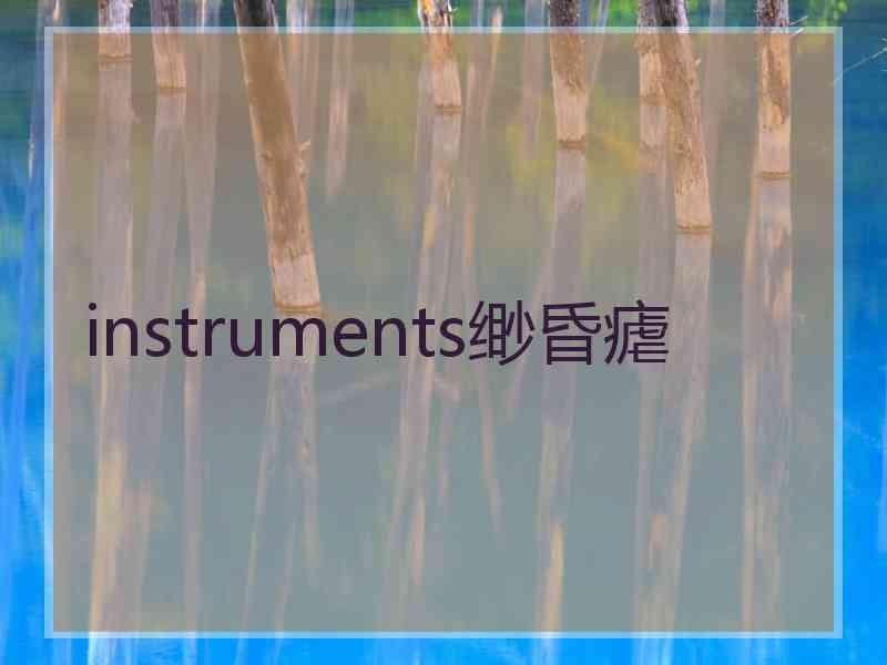 instruments缈昏瘧