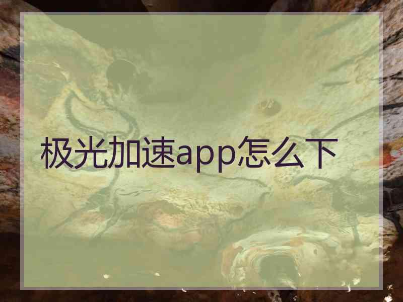 极光加速app怎么下