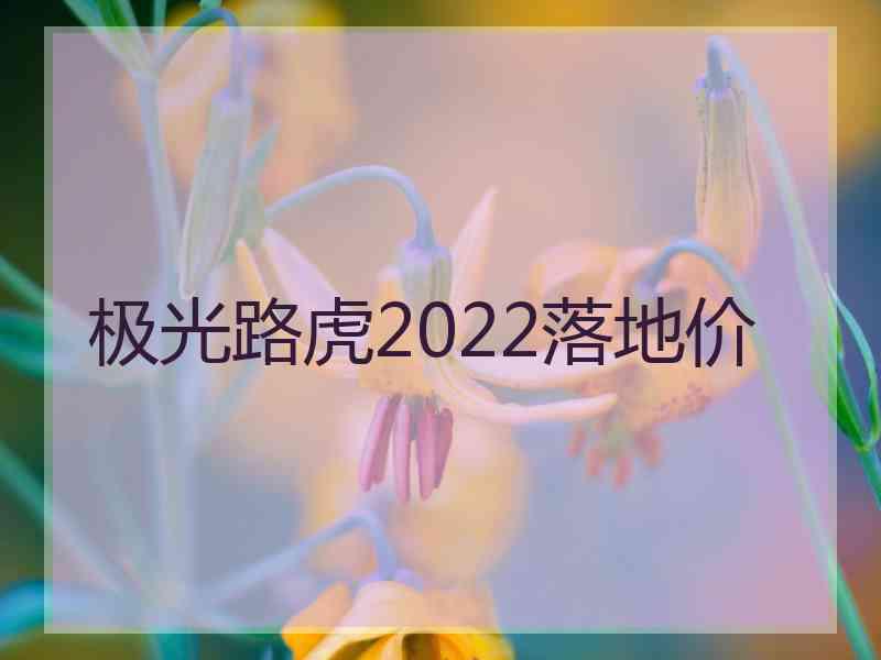 极光路虎2022落地价