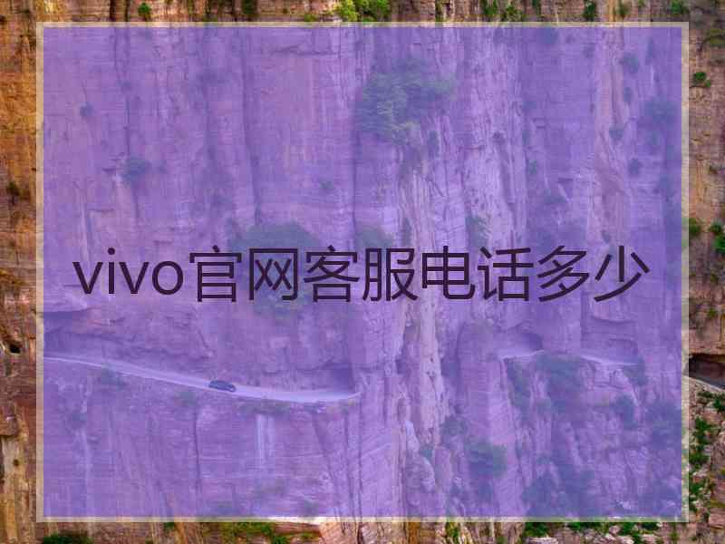 vivo官网客服电话多少