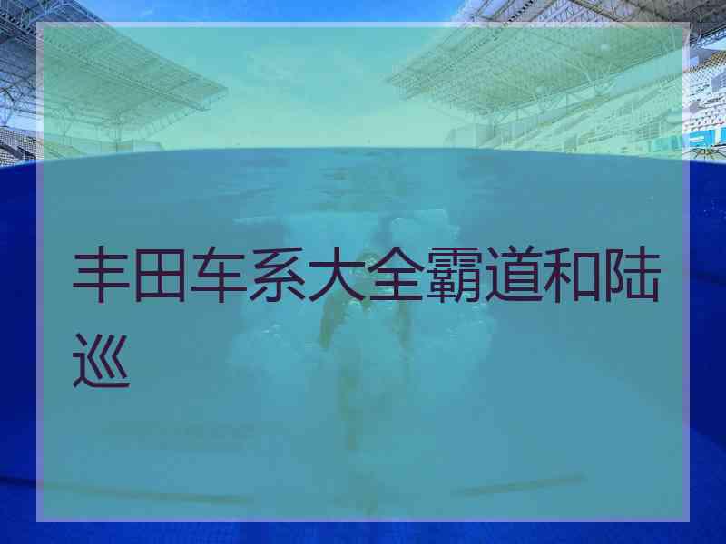 丰田车系大全霸道和陆巡