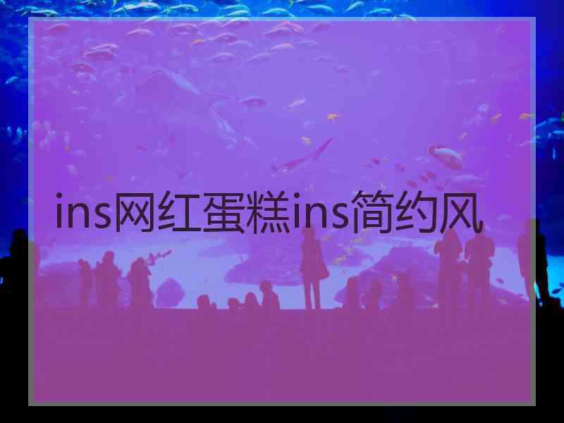 ins网红蛋糕ins简约风