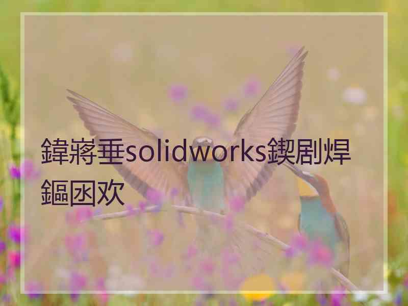 鍏嶈垂solidworks鍥剧焊鏂囦欢