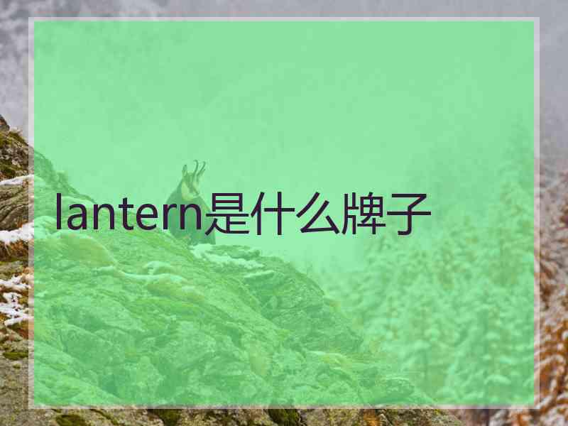 lantern是什么牌子