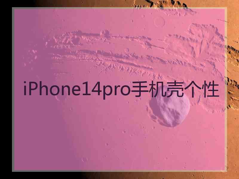 iPhone14pro手机壳个性