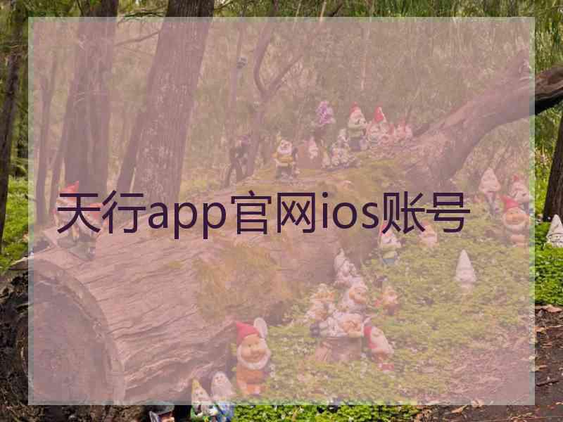 天行app官网ios账号