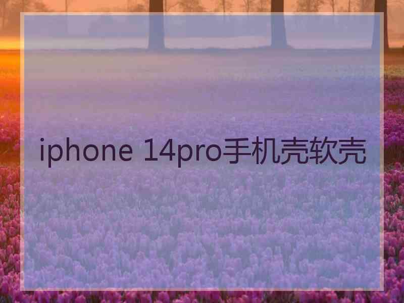 iphone 14pro手机壳软壳