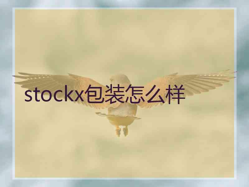 stockx包装怎么样