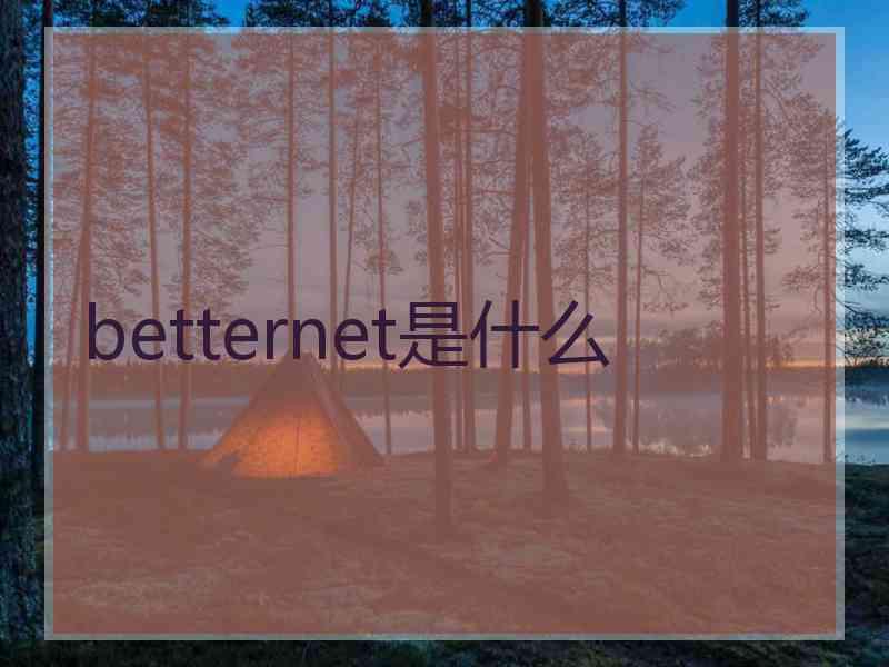 betternet是什么