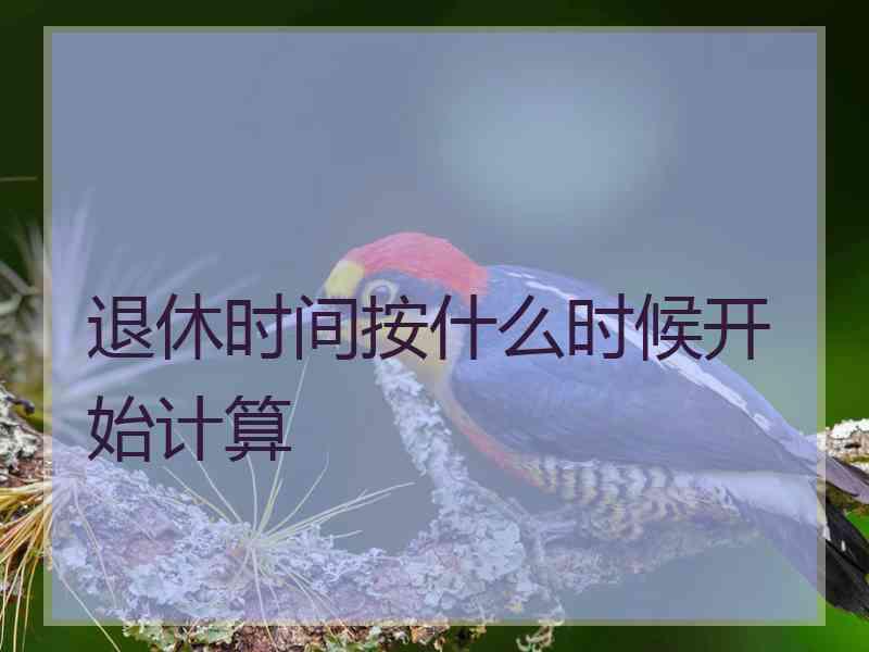 退休时间按什么时候开始计算