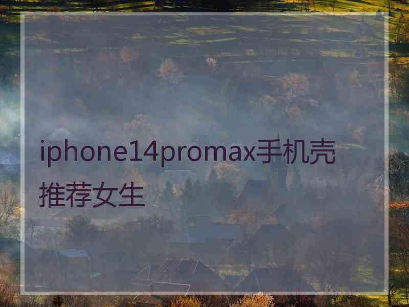 iphone14promax手机壳推荐女生