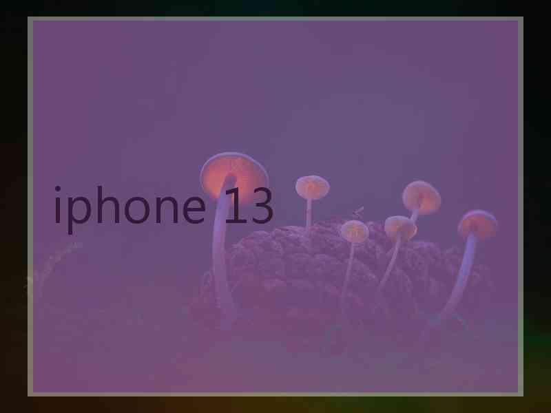 iphone 13