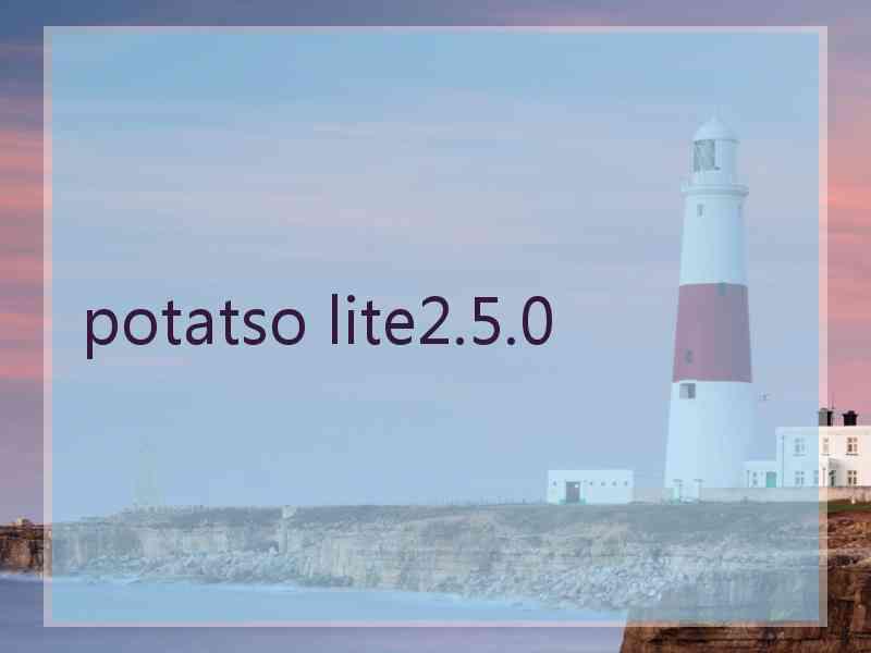 potatso lite2.5.0