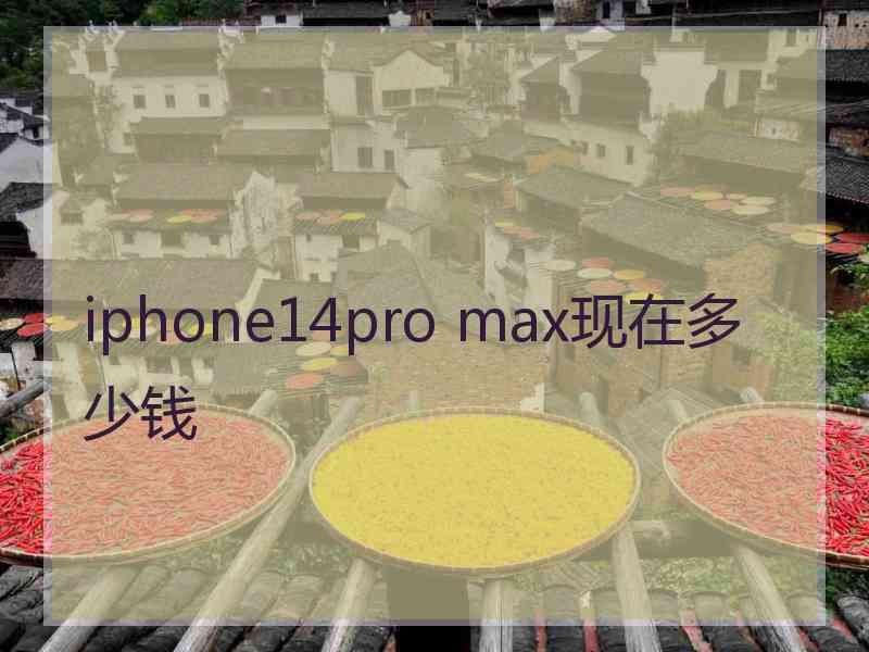 iphone14pro max现在多少钱