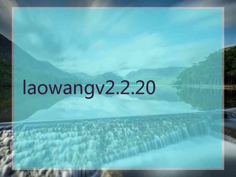 laowangv2.2.20