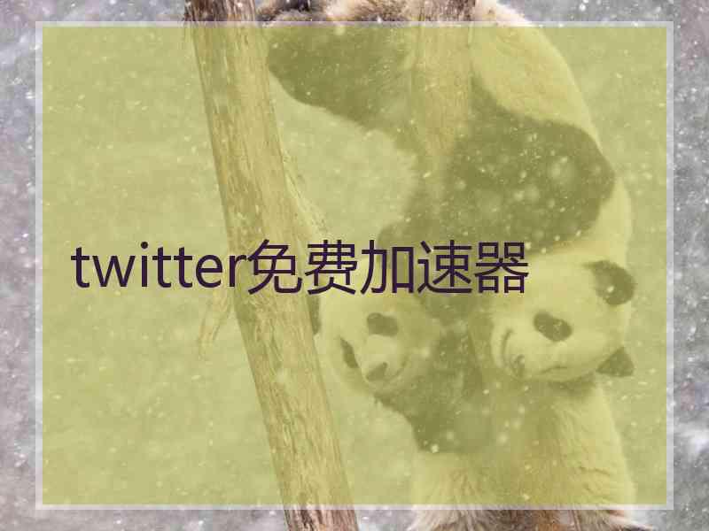 twitter免费加速器