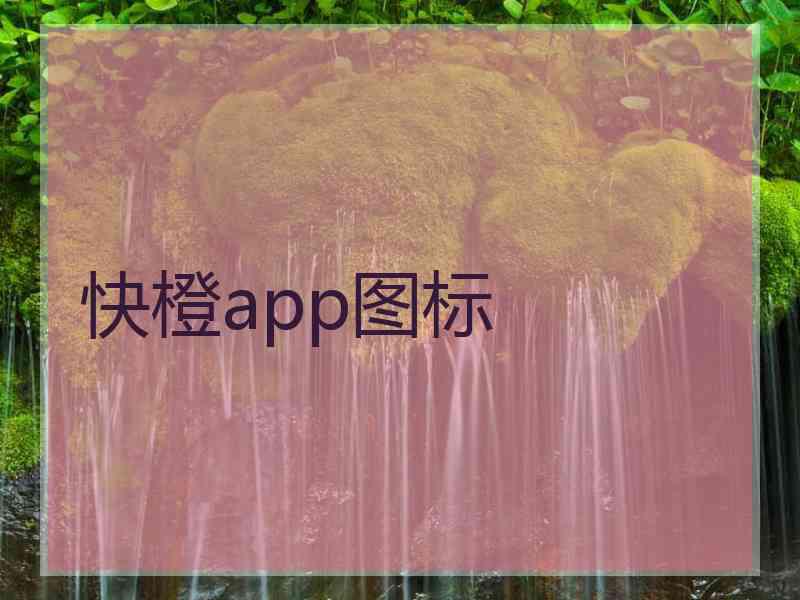 快橙app图标