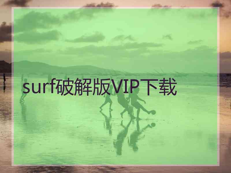 surf破解版VIP下载