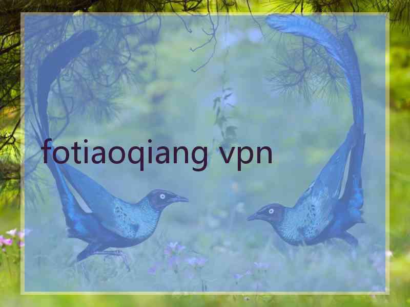 fotiaoqiang vpn