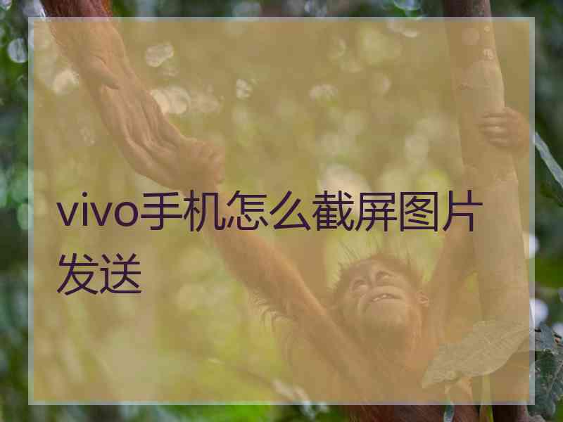 vivo手机怎么截屏图片发送