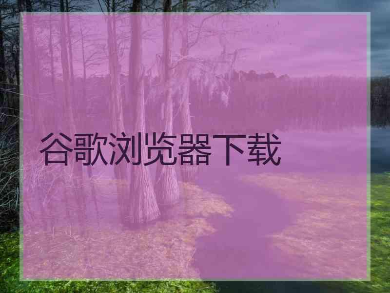 谷歌浏览器下载