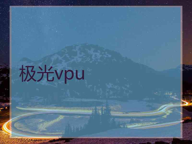 极光vpu