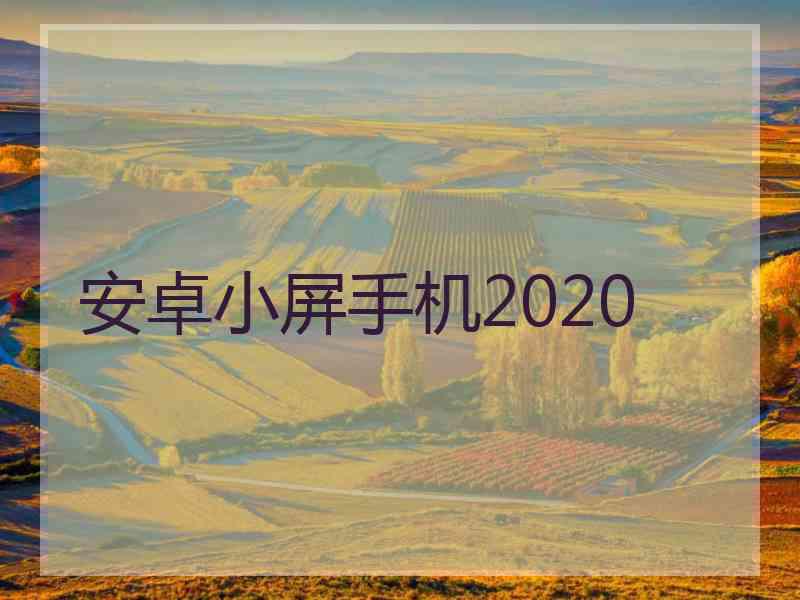 安卓小屏手机2020