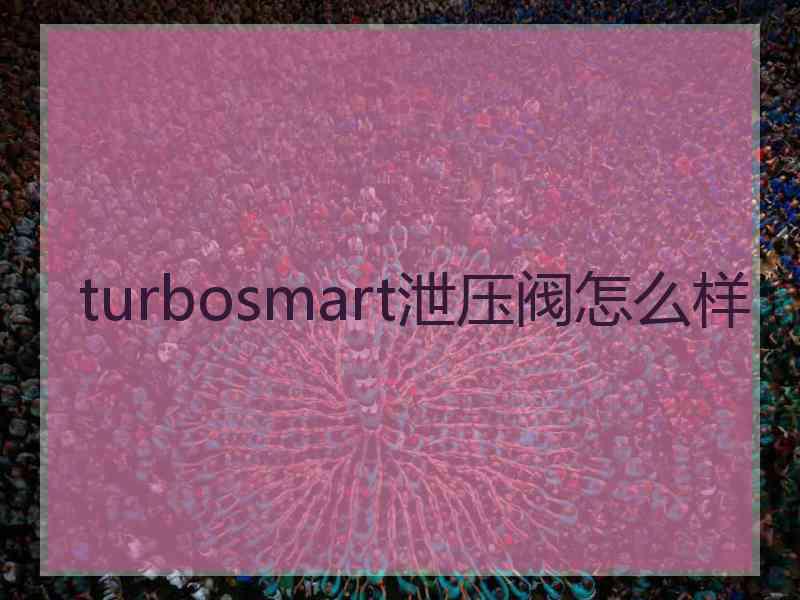 turbosmart泄压阀怎么样