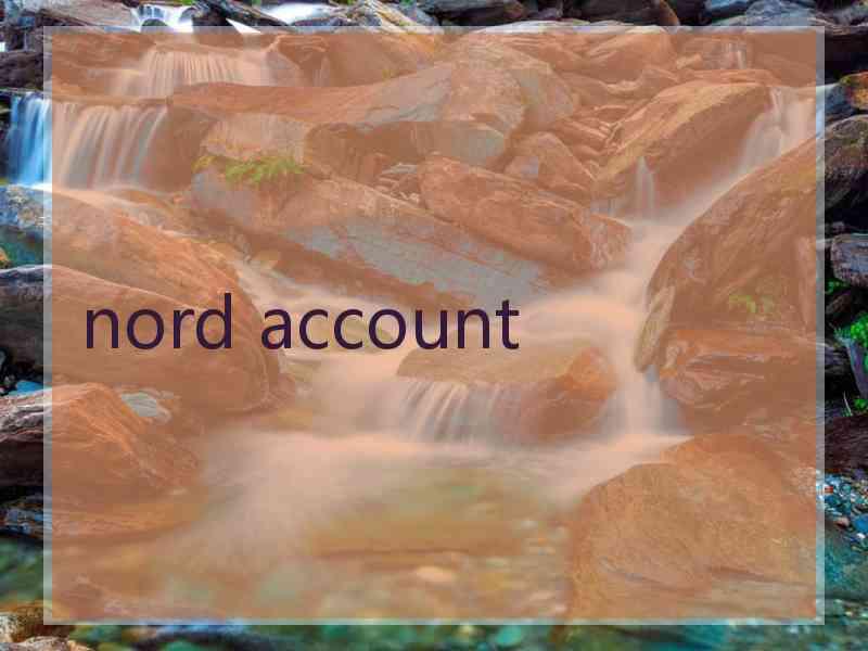 nord account