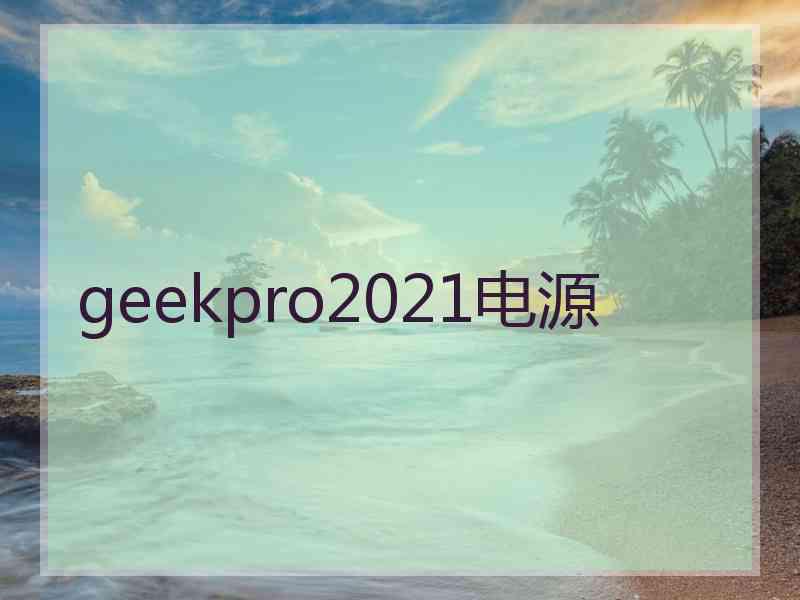 geekpro2021电源