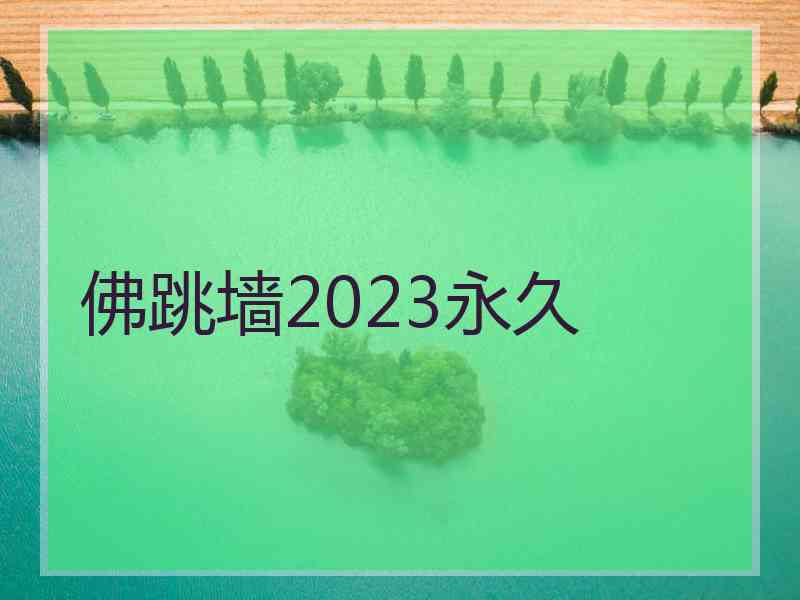 佛跳墙2023永久