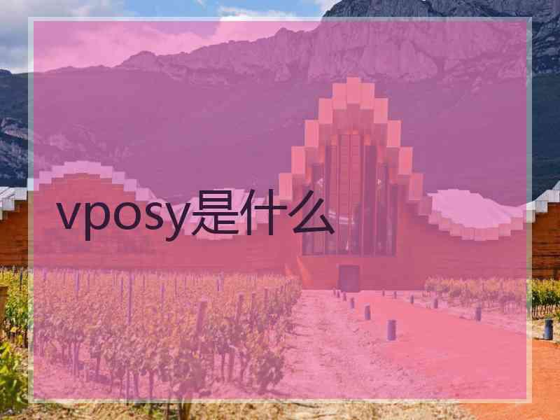 vposy是什么