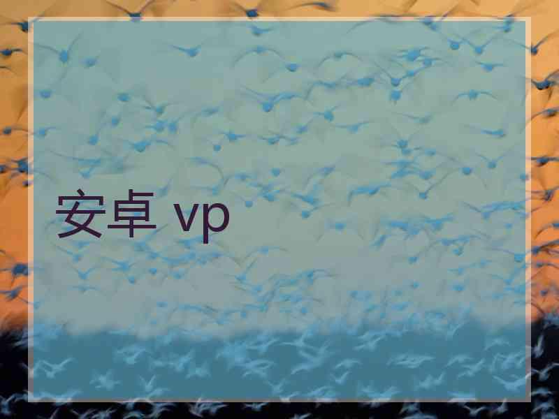 安卓 vp