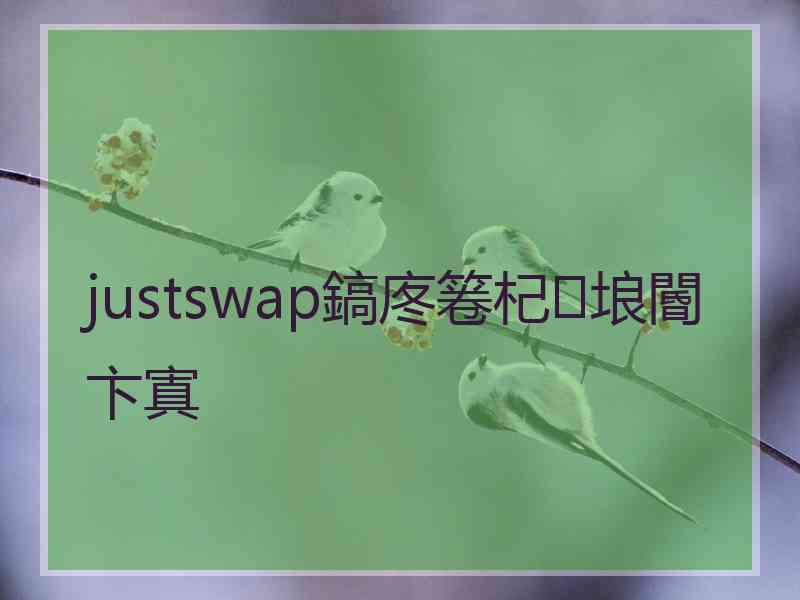 justswap鎬庝箞杞埌閽卞寘