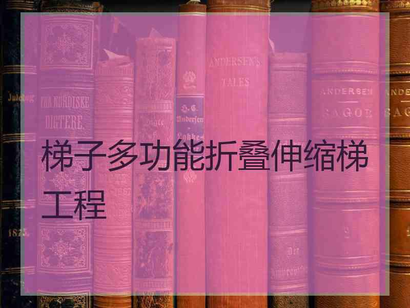 梯子多功能折叠伸缩梯工程