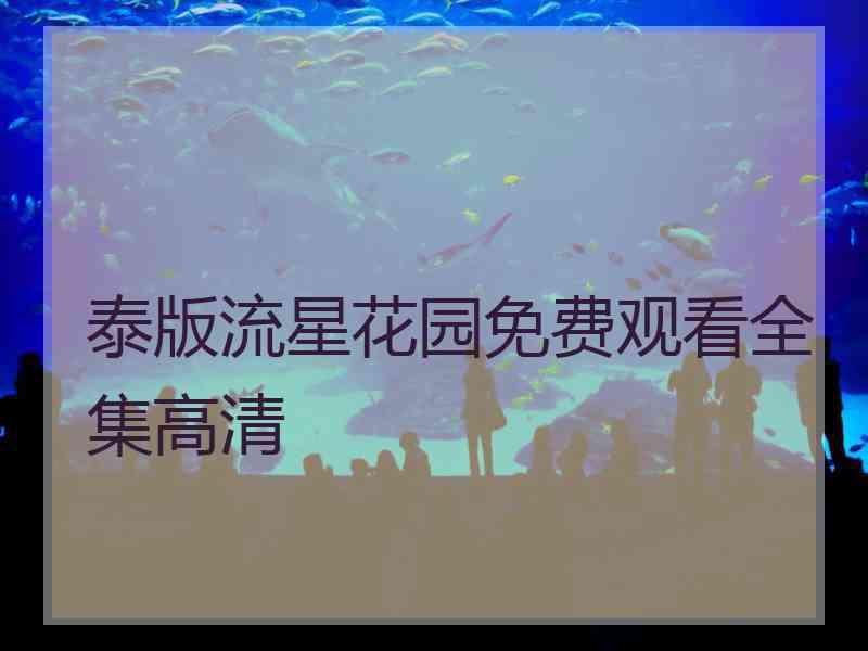 泰版流星花园免费观看全集高清