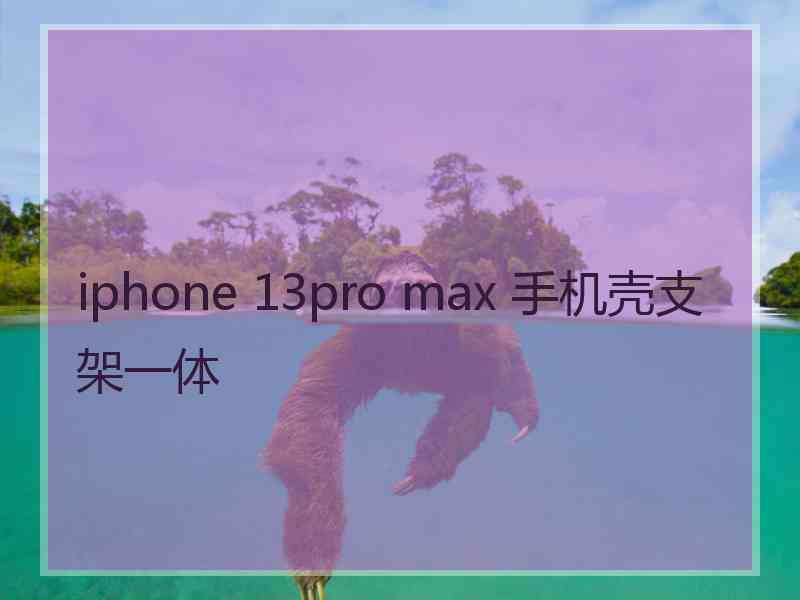 iphone 13pro max 手机壳支架一体