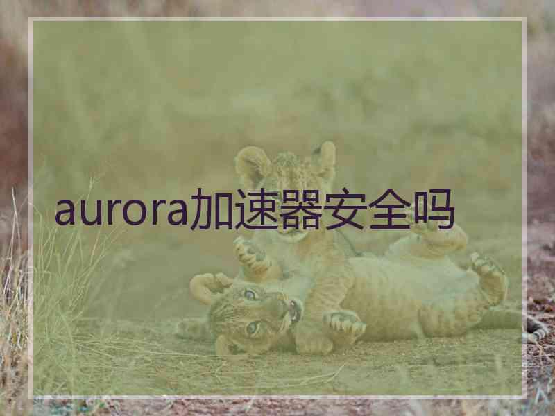 aurora加速器安全吗