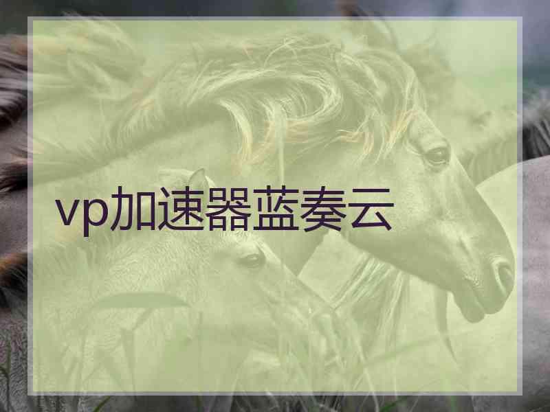 vp加速器蓝奏云