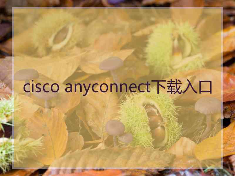 cisco anyconnect下载入口